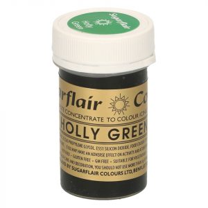 Sugarflair Pastenfarbe Holly Green Dunkelgrün 25g