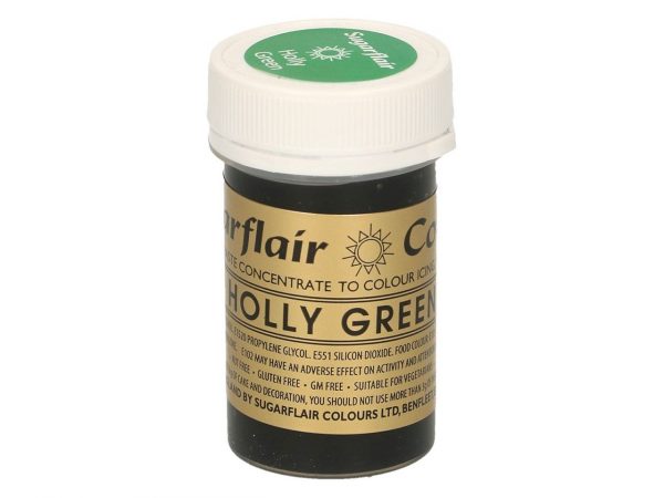 Sugarflair Pastenfarbe Holly Green Dunkelgrün 25g