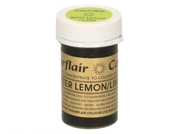 Sugarflair Pastenfarbe Bitter Lemon/Lime 25g
