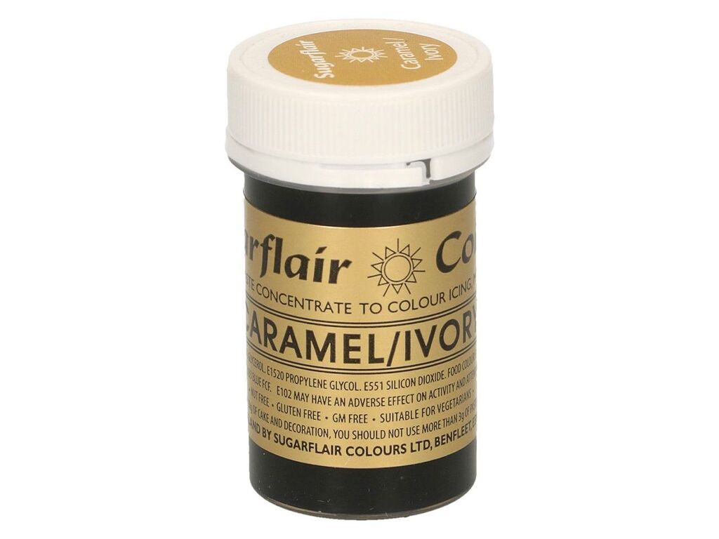 Sugarflair Pastenfarbe Ivory 25g