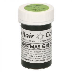 Sugarflair Pastenfarbe Christmas Green 25g