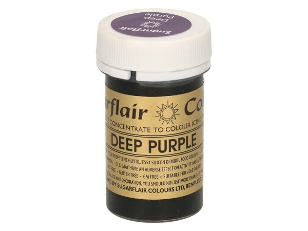 Sugarflair Pastenfarbe Deep Purple 25g – Bild 2