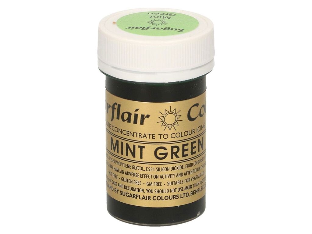 Sugarflair Pastenfarbe Mint Green 25g