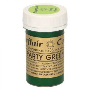 Sugarflair Pastenfarbe Party Green 25g