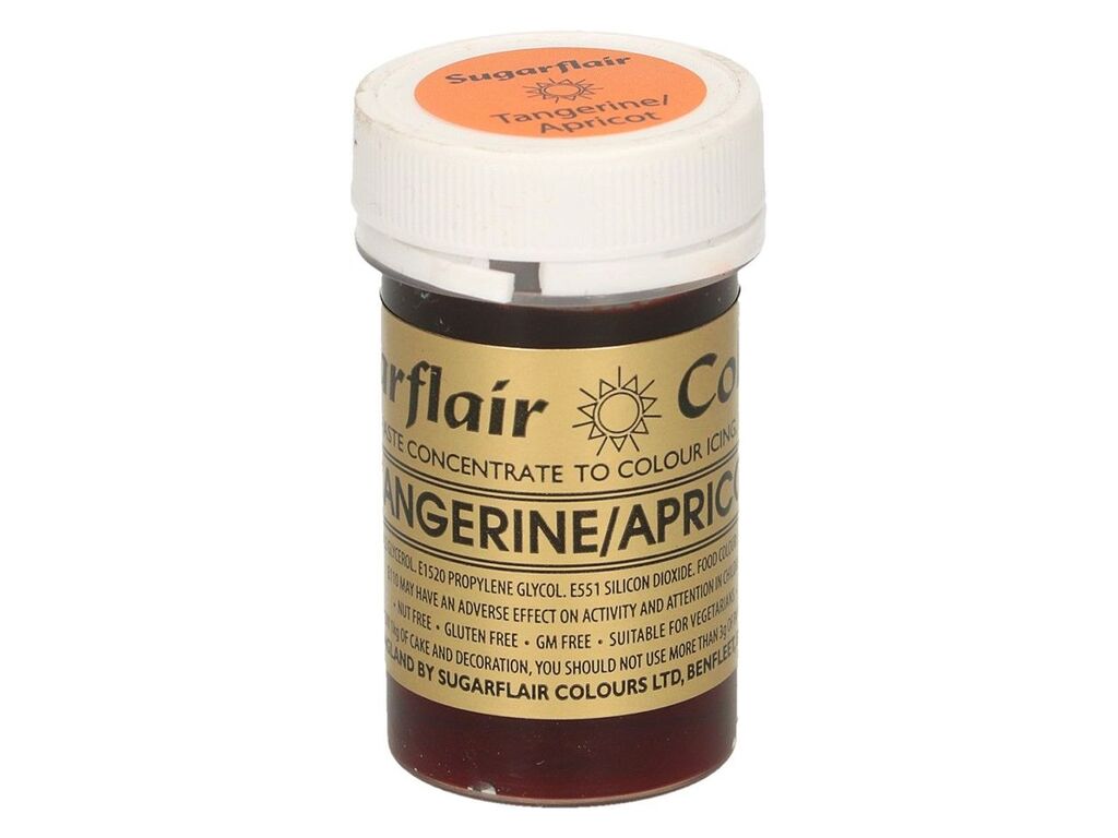 Sugarflair Pastenfarbe Tangerine/Apricot 25g
