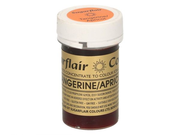 Sugarflair Pastenfarbe Tangerine/Apricot 25g – Bild 2