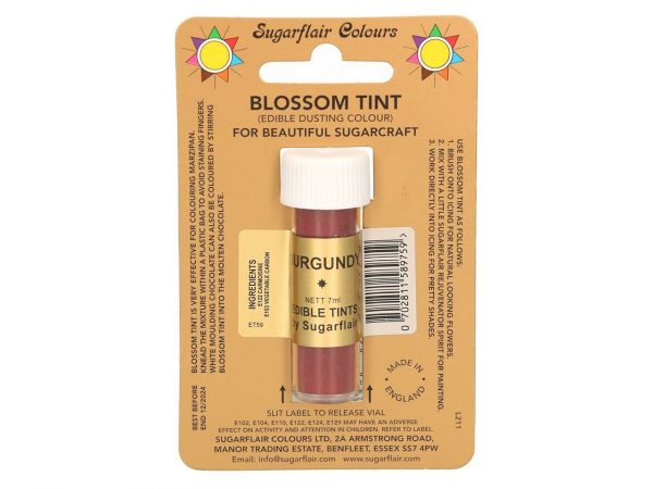 Sugarflair Puderfarbe Burgundy 7ml