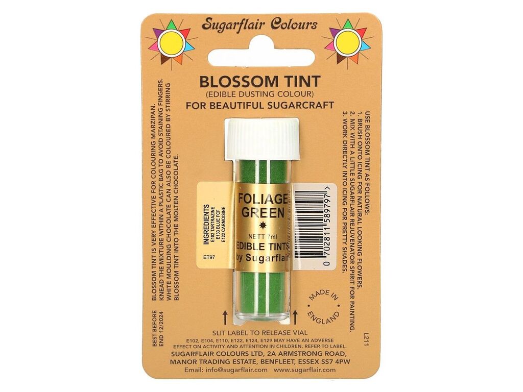 Sugarflair Puderfarbe Foliage Green 7ml