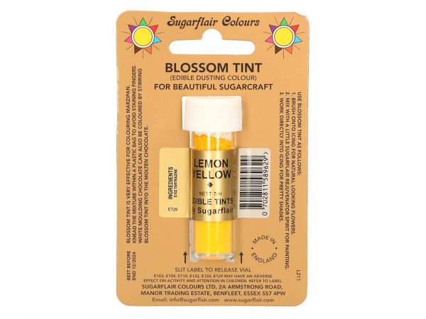 Sugarflair Puderfarbe Lemon Yellow 7ml