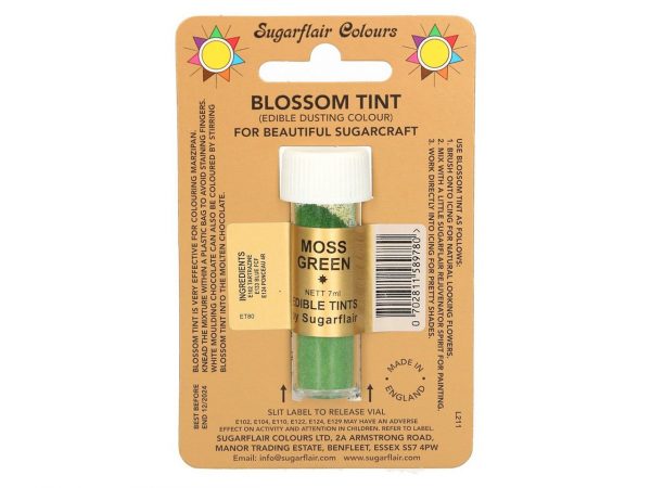 Sugarflair Puderfarbe Moss Green 7ml