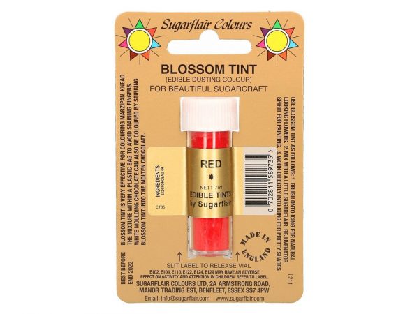 Sugarflair Puderfarbe Red 7ml – Bild 2