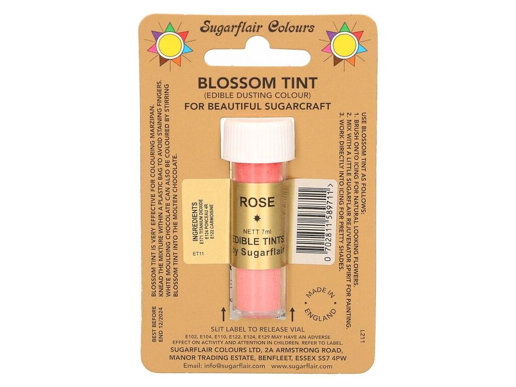 Sugarflair Puderfarbe Rose 7ml