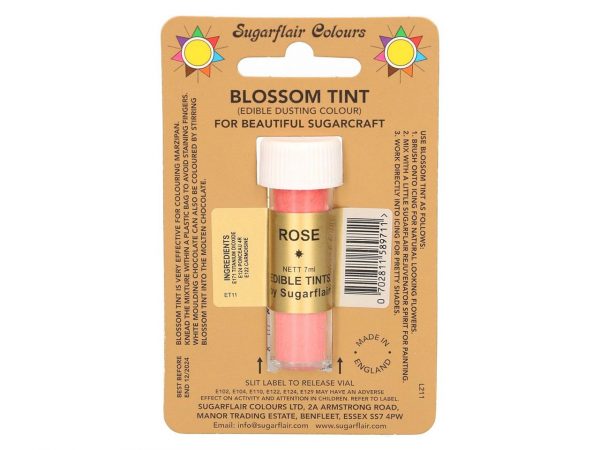 Sugarflair Puderfarbe Rose 7ml