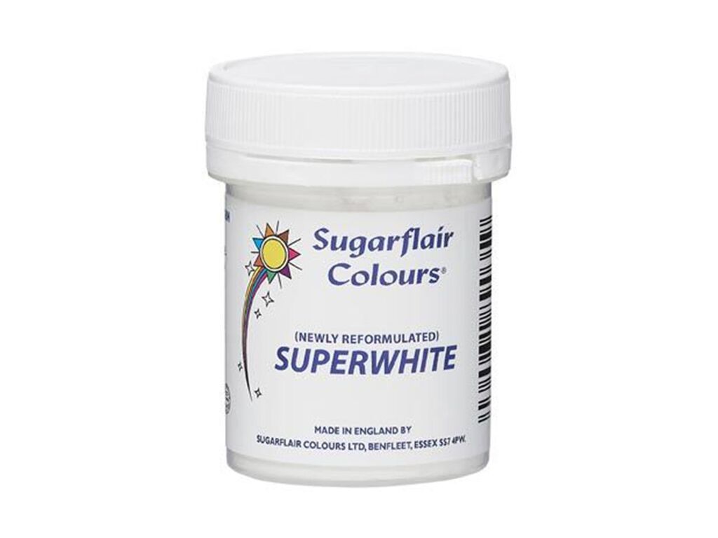 Sugarflair Puderfarbe Superwhite 20g