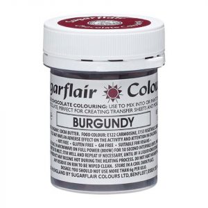 Sugarflair Schokoladenfarbe Burgundy 35g