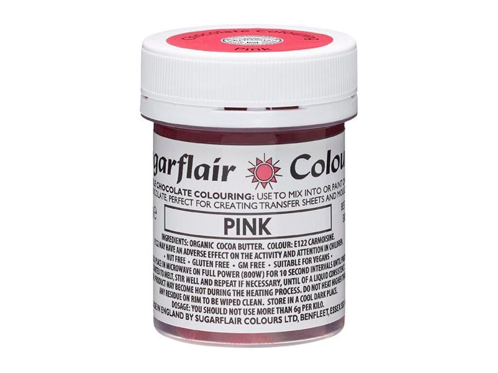 Sugarflair Schokoladenfarbe Rosa 35g