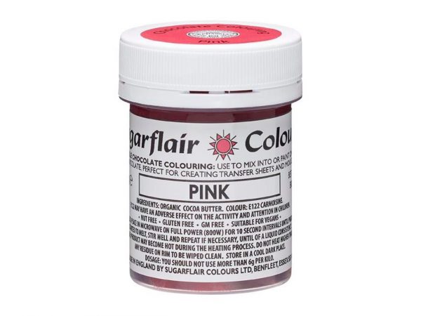 Sugarflair Schokoladenfarbe Rosa 35g – Bild 2