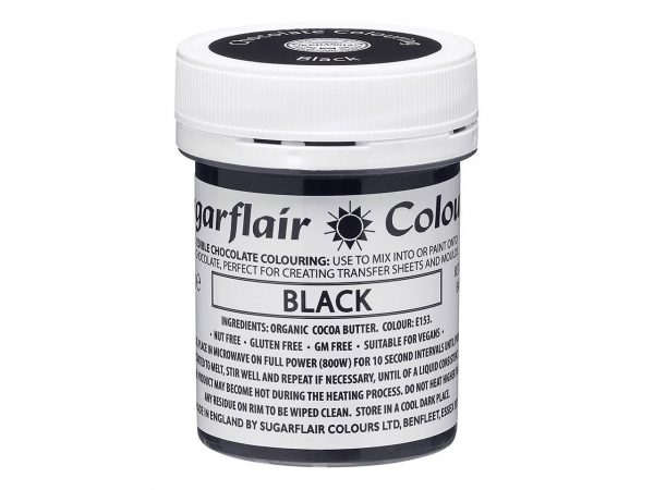 Sugarflair Schokoladenfarbe Schwarz 35g