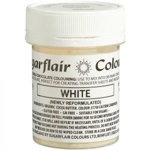 Sugarflair Schokoladenfarbe Weiß 35g