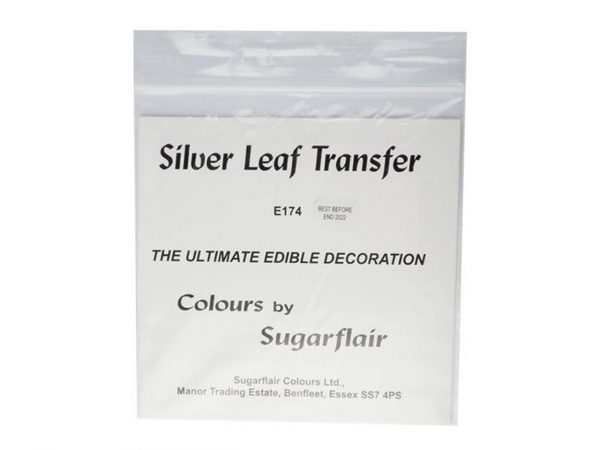 Sugarflair Silver Leaf Transfer Blattsilber – Bild 2