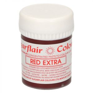 Sugarflair max. konzentrierte Pastenfarbe Rot Extra 42g