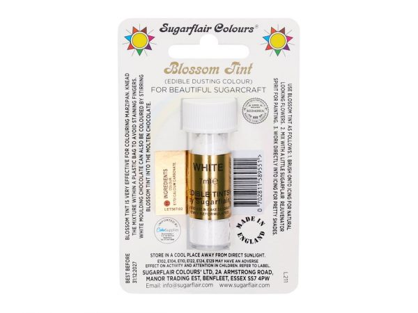 Sugarflair Puderfarbe White 7ml