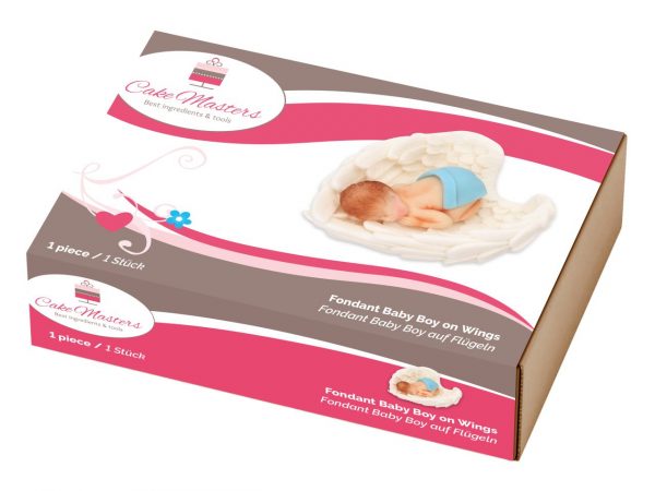 Cake Masters Fondant Baby Boy auf Flügeln – Bild 2