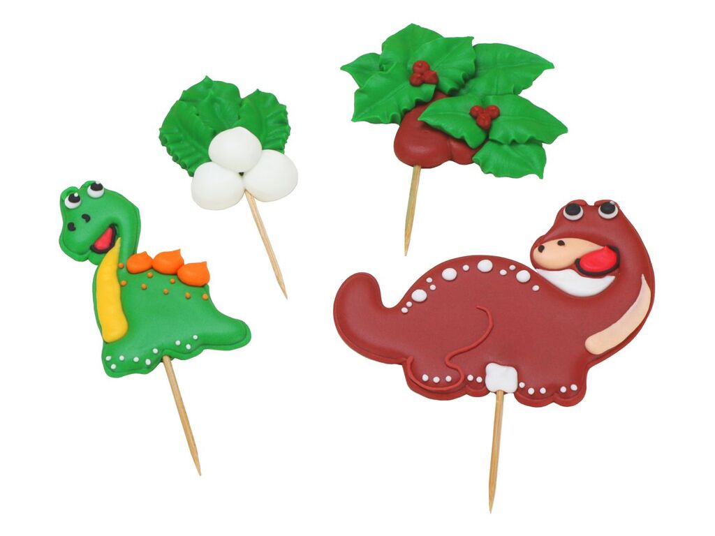 CM Zuckerdekor Set Dinosaurier 4tlg.