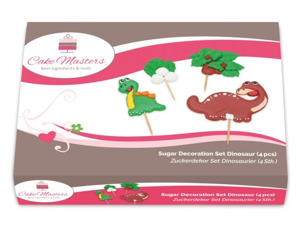 Cake Masters Zuckerdekor Set Dinosaurier 4tlg. – Bild 2