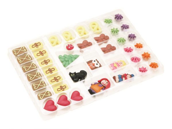 Cake Masters Hexenhaus-Sortiment aus Feinzucker, 41 tlg.