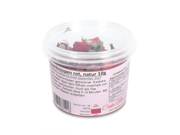 CM Basics Rosenknospen rot, natur 10g – Bild 2