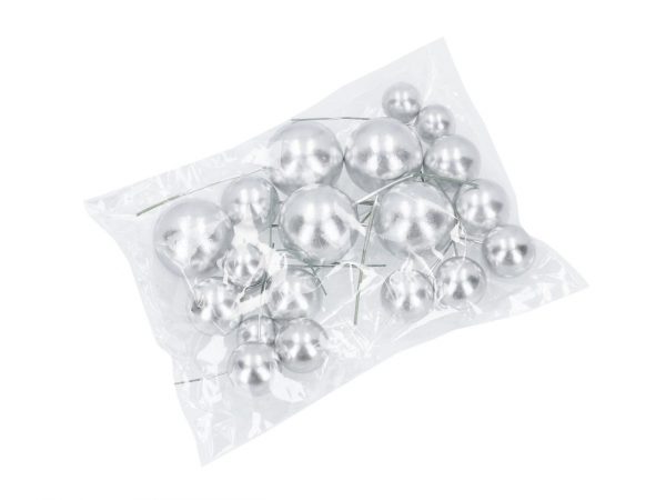 CM Basics Bubbles Einstecker silber 20 Stück – Bild 2