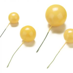 CM Basics Bubbles Einstecker gelb 4 Stück