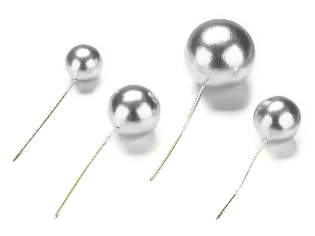 CM Basics Bubbles Einstecker silber 4 Stück