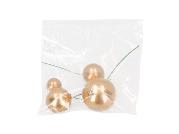 CM Basics Bubbles Einstecker gold 4 Stück – Bild 2