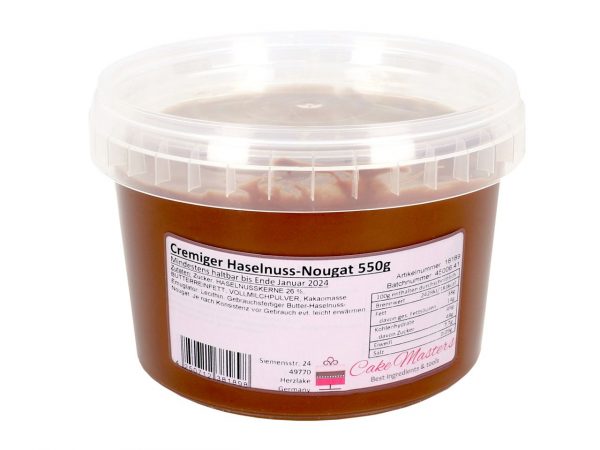 CM Basics Cremiger Haselnuss-Nougat 550g – Bild 2