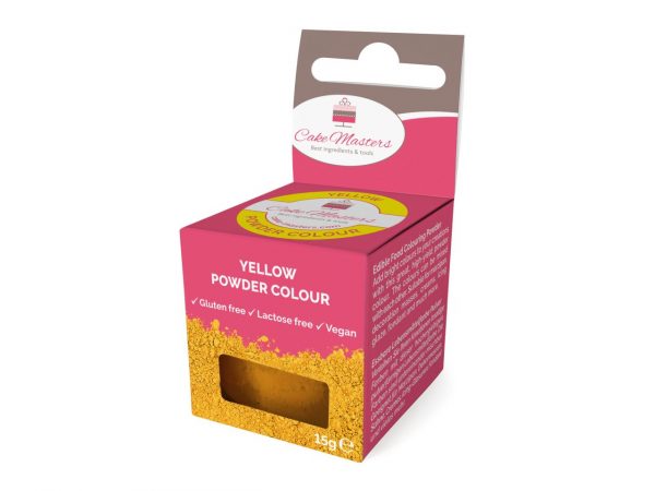 Cake Masters Lebensmittelfarbe Pulver gelb, 15g – Bild 2