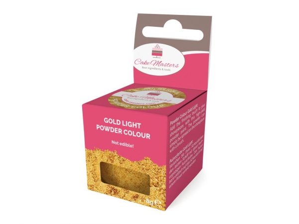 Cake Masters Pulverfarbe gold light, 8g – Bild 2