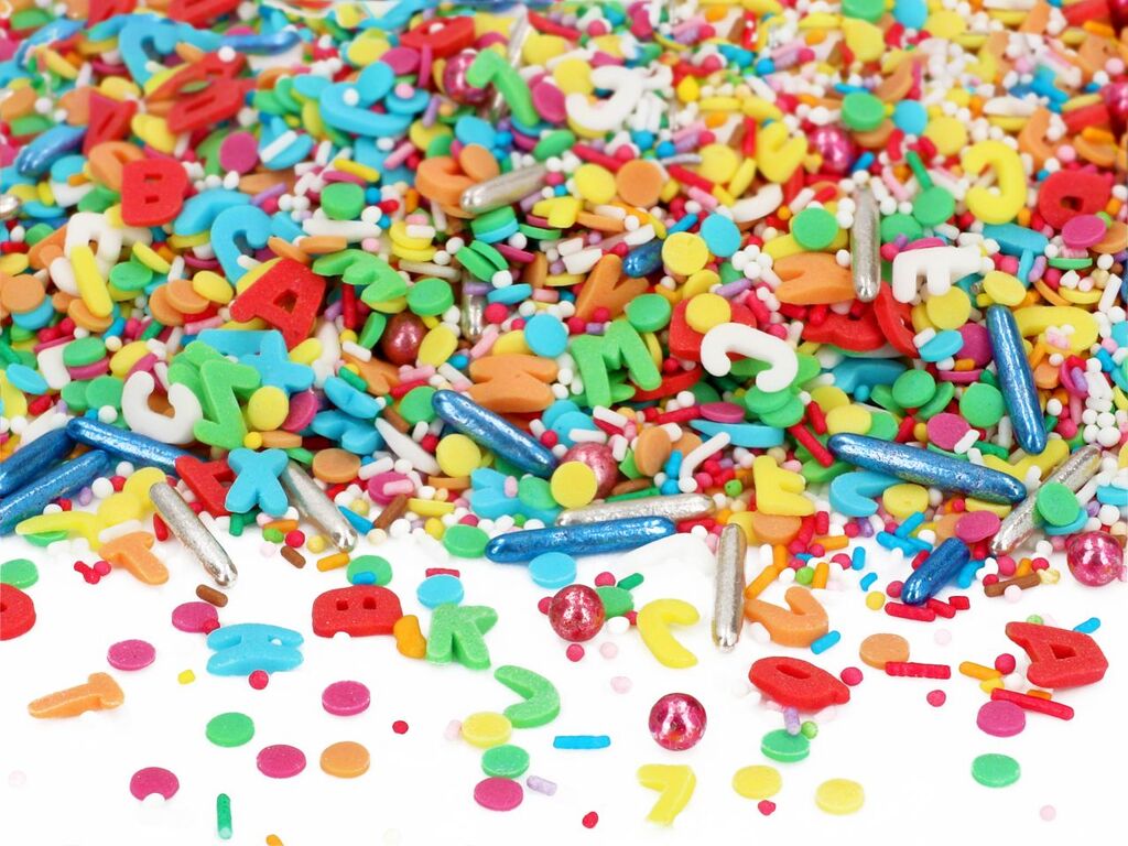 CM Basics Sprinkles ABC Party 1kg