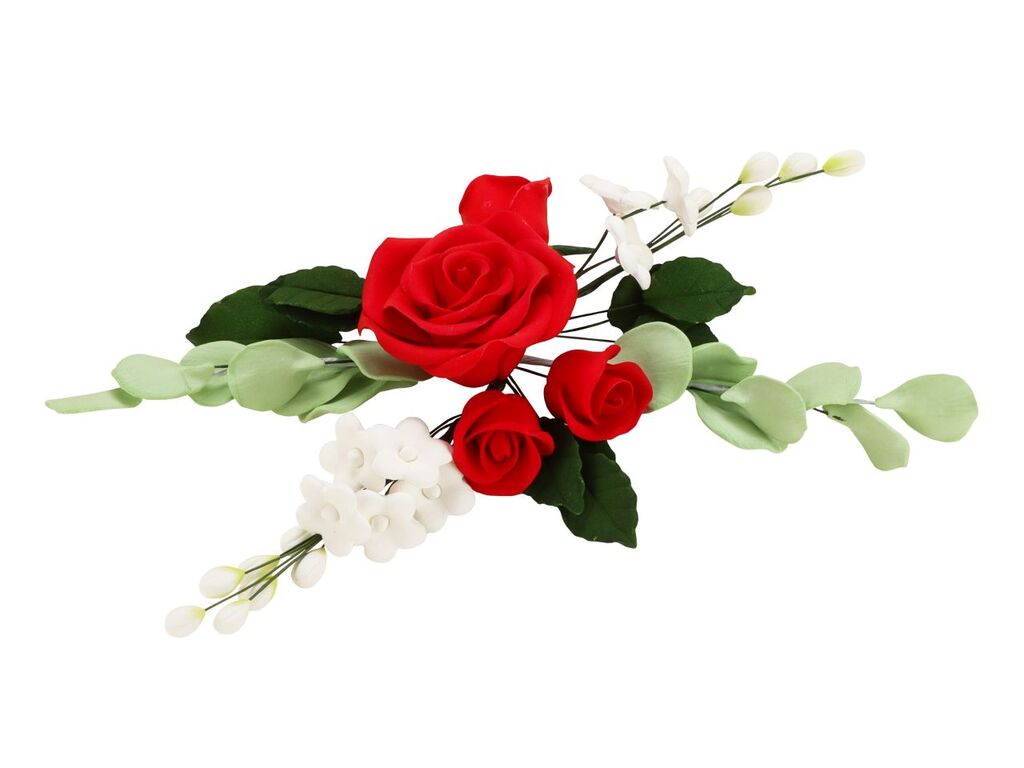 CM Feinzucker Bouquet Rosen rot