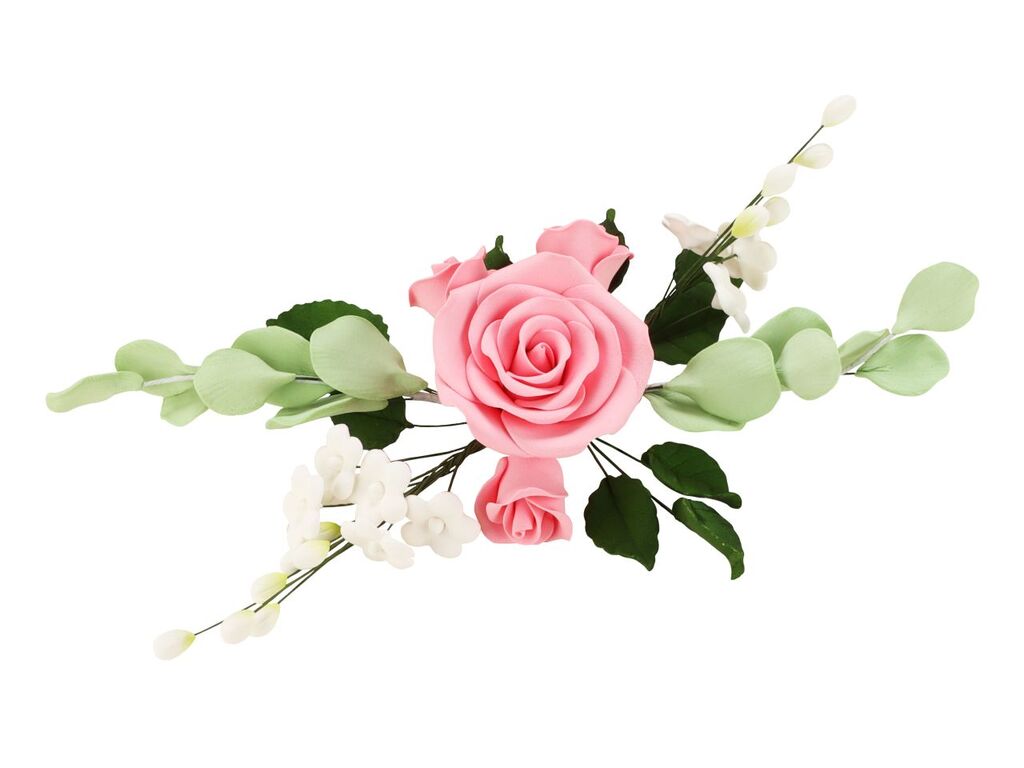 Cake Masters Feinzucker Bouquet Rosen pink