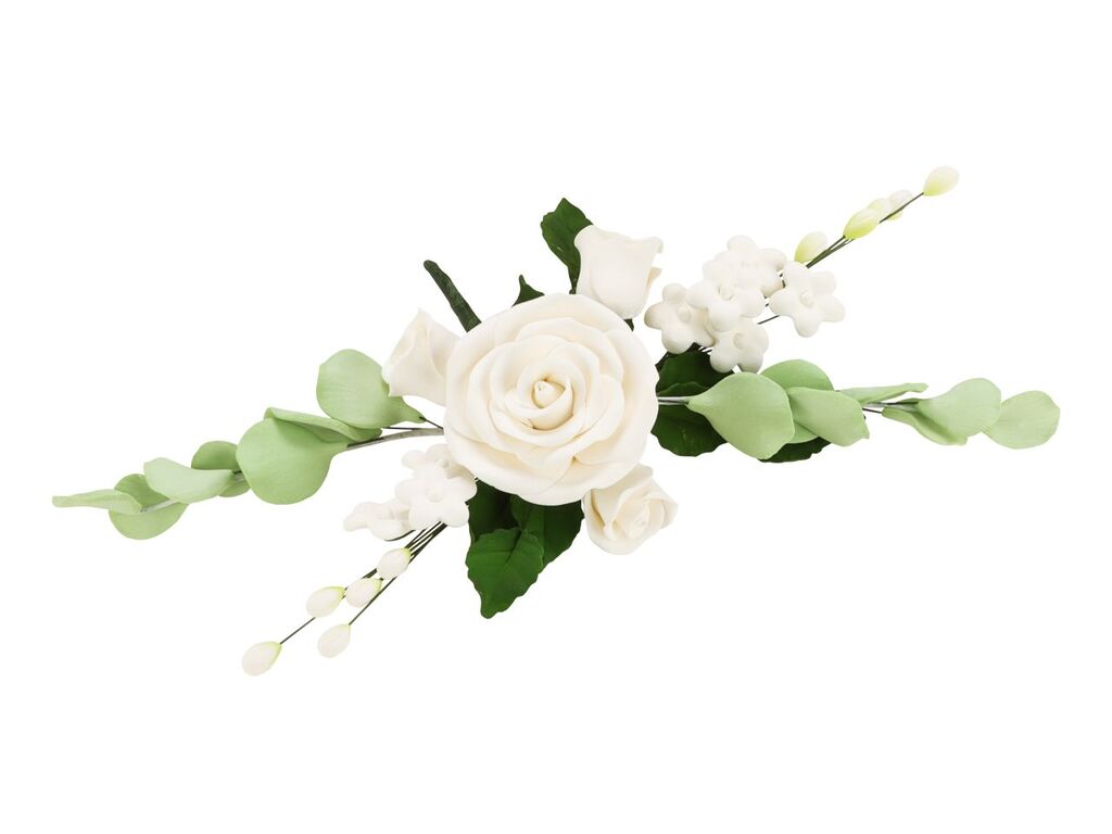 CM Feinzucker Bouquet Rosen weiß