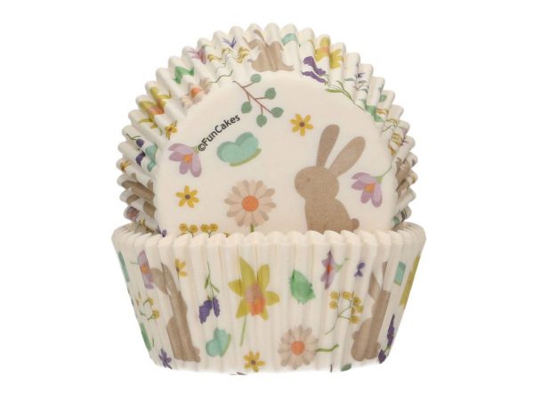 FunCakes Muffinförmchen Frühlingstiere, 48 Stück