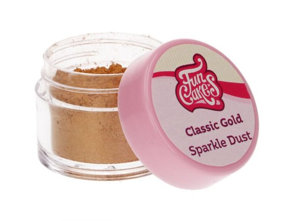 FunCakes Sparkle Dust Classic Gold, 2,5g