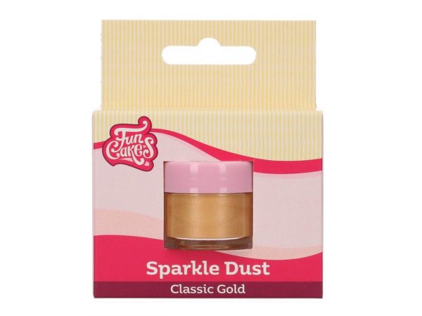 FunCakes Sparkle Dust Classic Gold, 2,5g – Bild 2