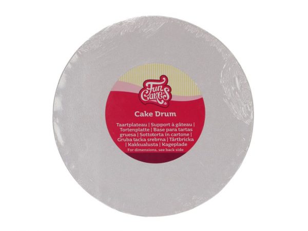 FunCakes Cakeboard weiß, rund 20cm