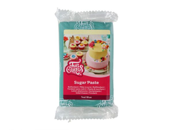 FunCakes Zuckerpaste Teal Blau, 250g – Bild 2