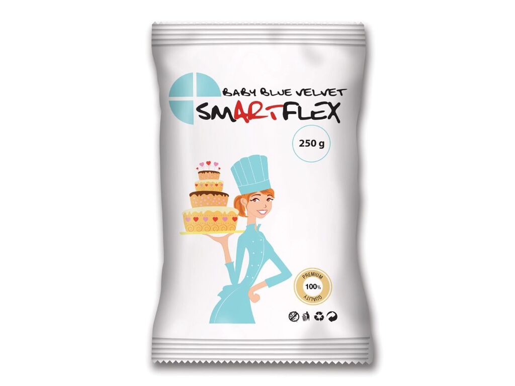 SmartFlex Fondant Baby Blau Velvet, 250g