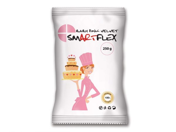SmartFlex Fondant Baby Rosa Velvet, 250g