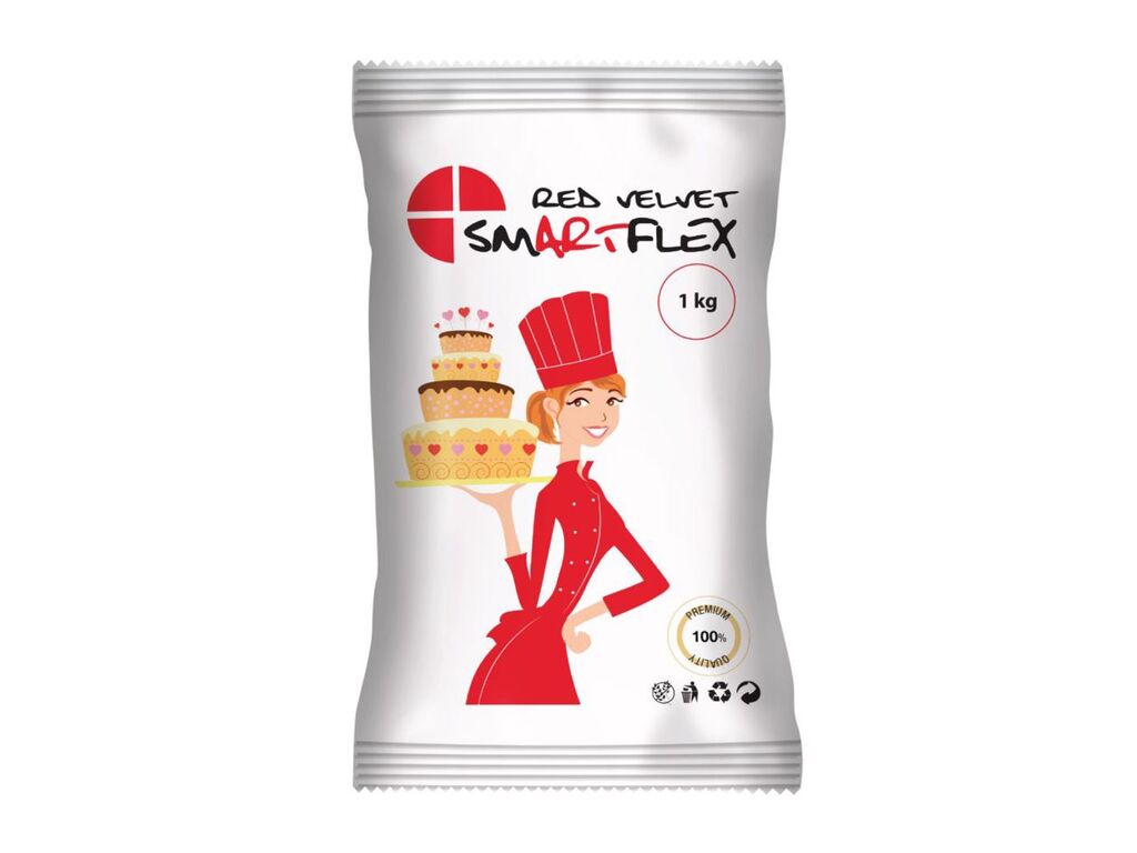 SmartFlex Fondant Rot Velvet, 1kg